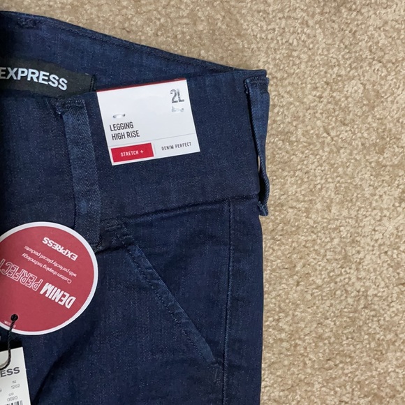 Express Denim Legging High Rise - Picture 2 of 5